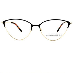 BCBG Maxazria Cat Eye Eyeglasses Frames 54 16 135 Arla Gold Tortoise‎ H13436
